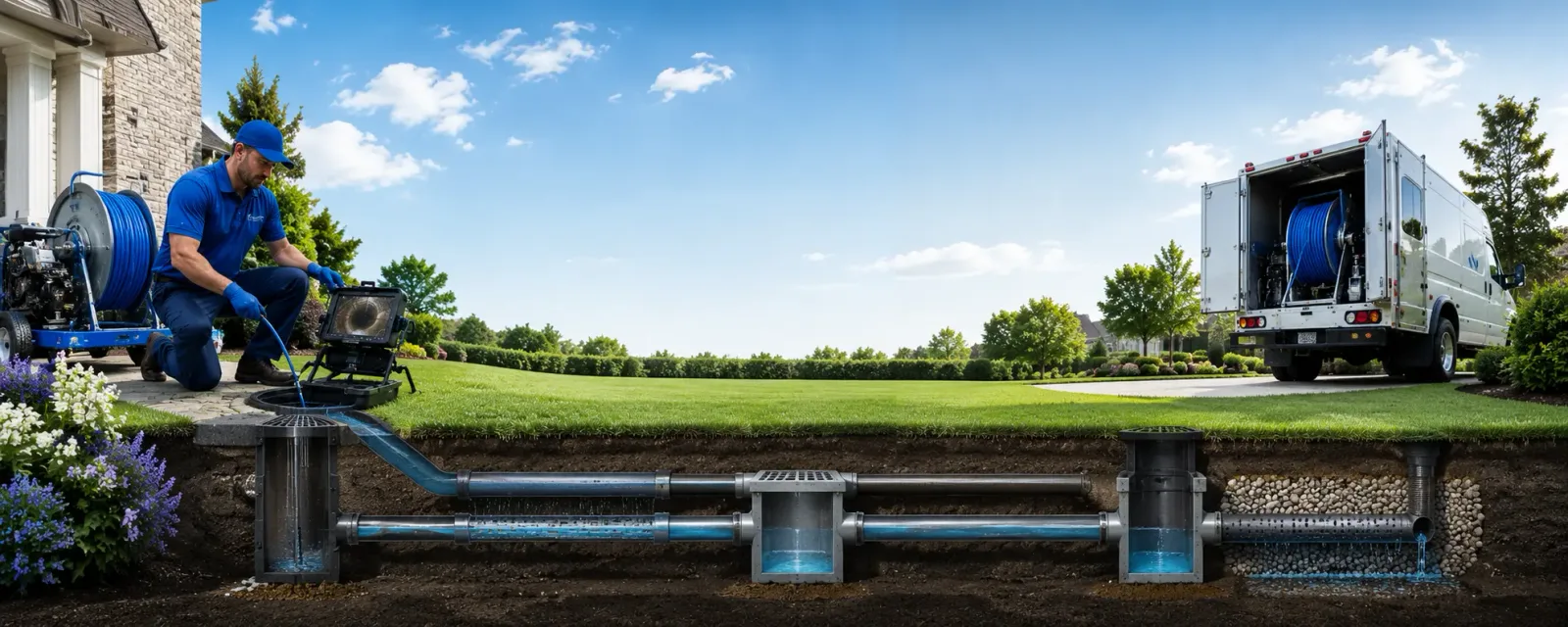 Outdoor drain cleaning information for Karthaus, PA